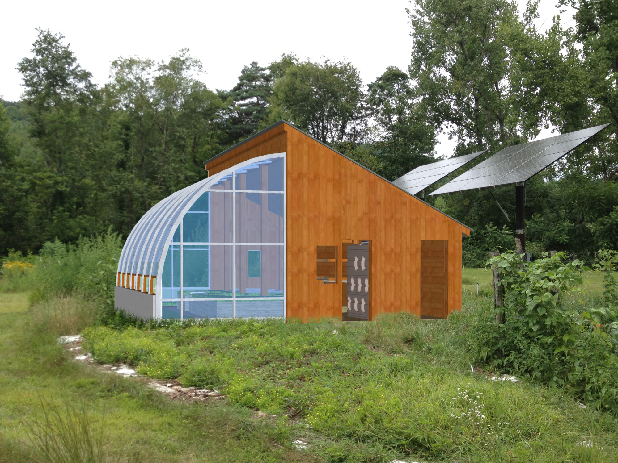 Backyard Bioshelter Four Season Passive Solar Greenhouse Backyard Bioshelter Four Season Passive Solar Greenhouse